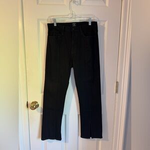 Just Black straight leg black jeans